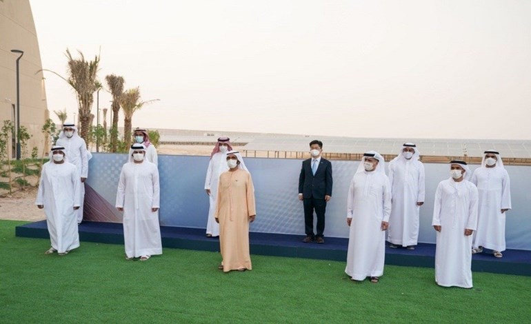 Saudi designer cuts ribbon on Dubai solar giant
