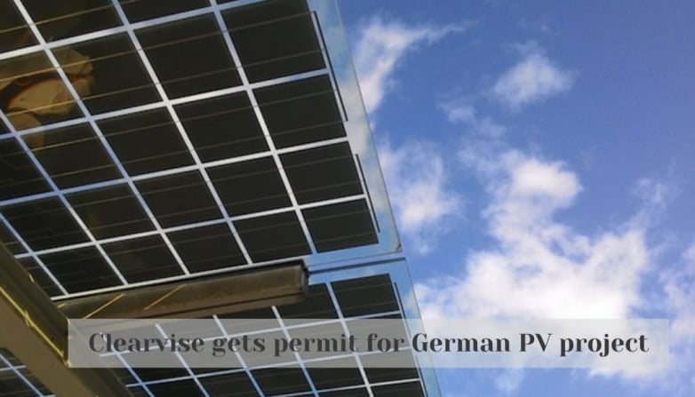 Clearvise gets permit for German PV project