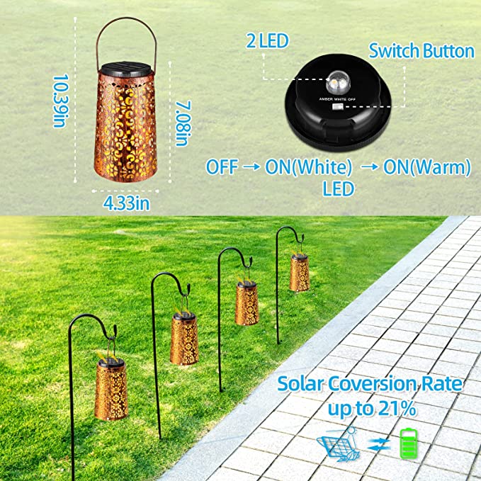 KINKAI Solar Garden Lantern