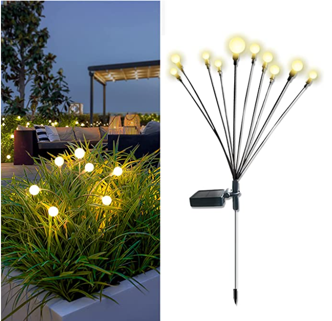 ZQDDBA Starburst Swaying Solar Landscape Lights