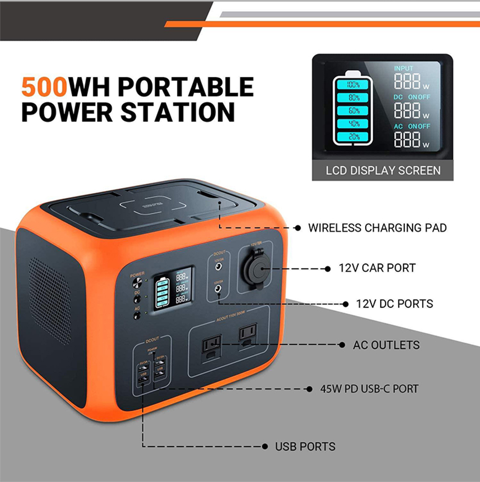 TACKLIFE P50 500Wh Portable Power Station