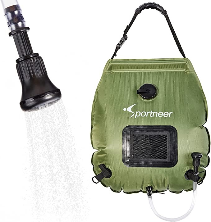 Sportneer Solar Heating Portable Shower Bag