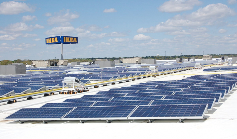 Ikea spends extra in solar every day