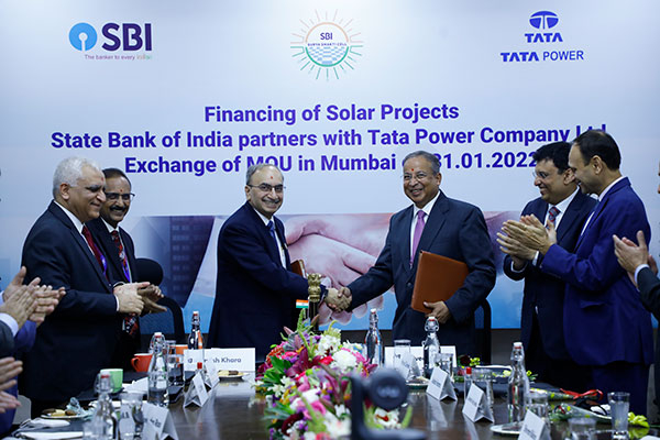 State Bank of India, Tata Power Solar Systems partner to create small-scale solar PV financing agency