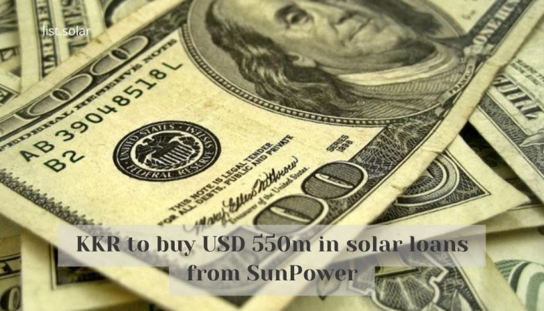 KKR to buy USD 550m in solar loans from SunPower