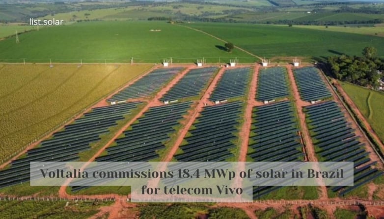 Voltalia commissions 18.4 MWp of solar in Brazil for telecom Vivo