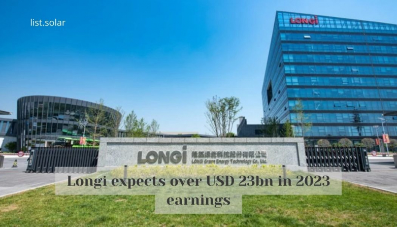 Longi expects over USD 23bn in 2023 earnings