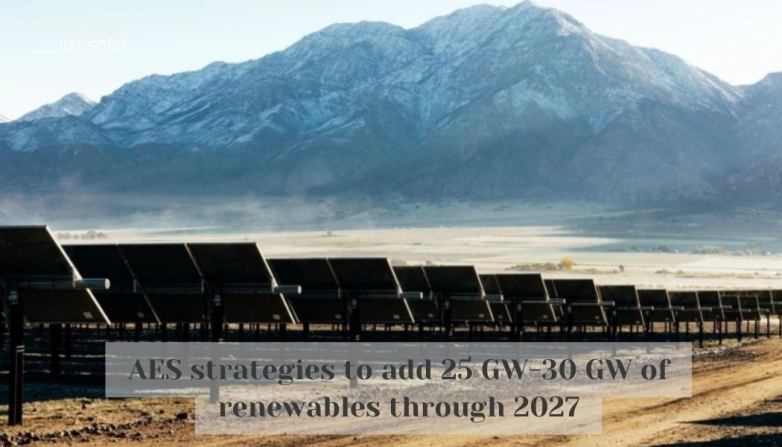 AES strategies to add 25 GW-30 GW of renewables through 2027