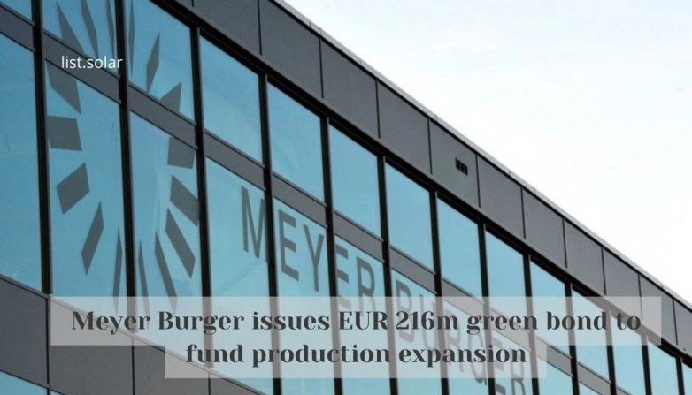 Meyer Burger issues EUR 216m green bond to fund production expansion