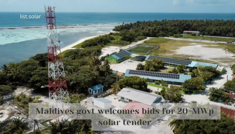Maldives govt welcomes bids for 20-MWp solar tender