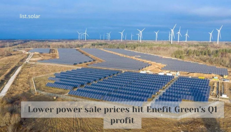 Lower power sale prices hit Enefit Green's Q1 profit