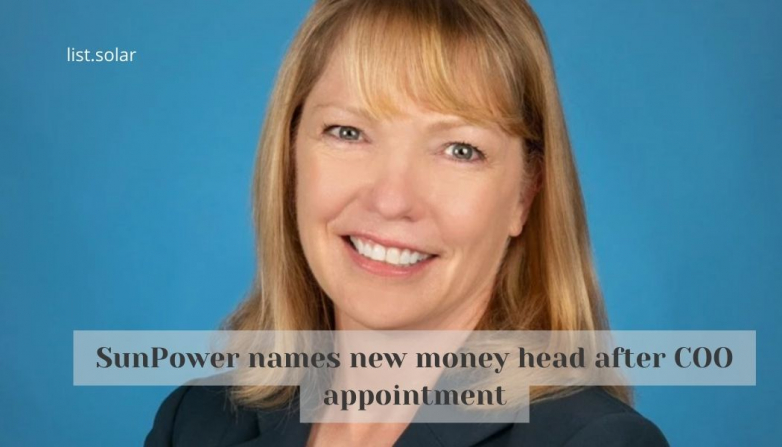 SunPower names new money head after COO appointment
