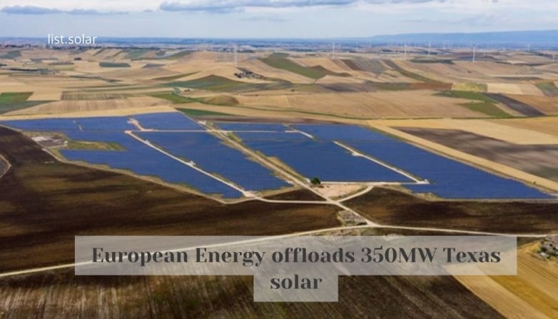European Energy offloads 350MW Texas solar