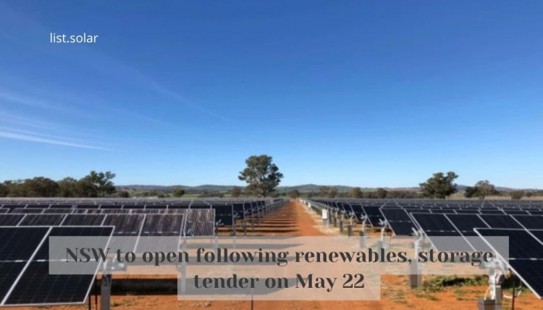 NSW to open following renewables, storage tender on May 22