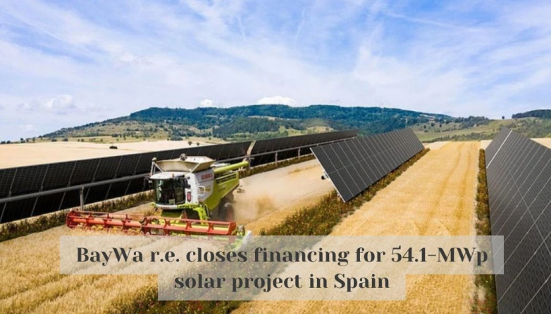 BayWa r.e. closes financing for 54.1-MWp solar project in Spain