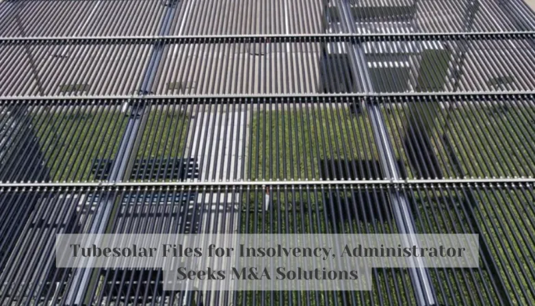 Tubesolar Files for Insolvency, Administrator Seeks M&A Solutions