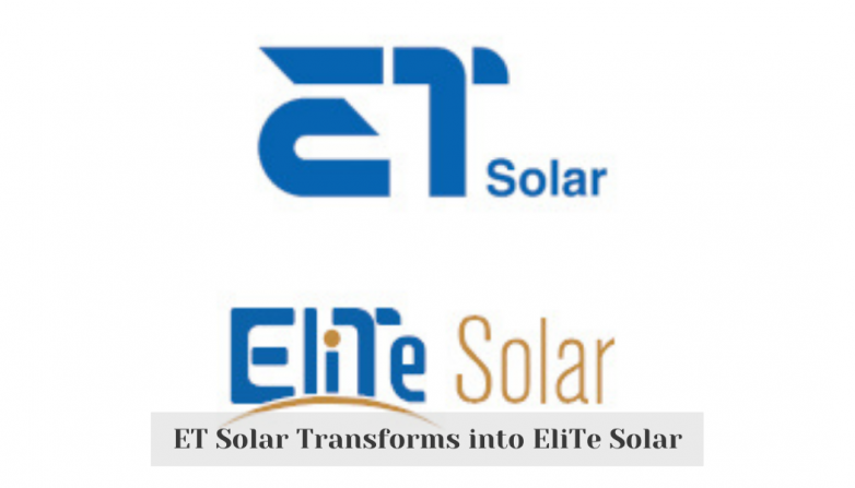 ET Solar Transforms into EliTe Solar