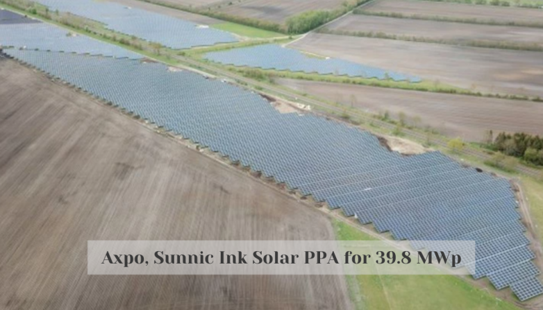Axpo, Sunnic Ink Solar PPA for 39.8 MWp