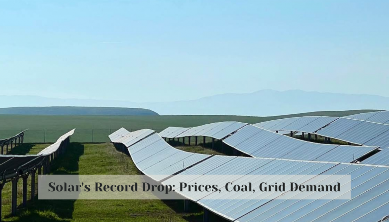 Solar's Record Drop: Prices, Coal, Grid Demand
