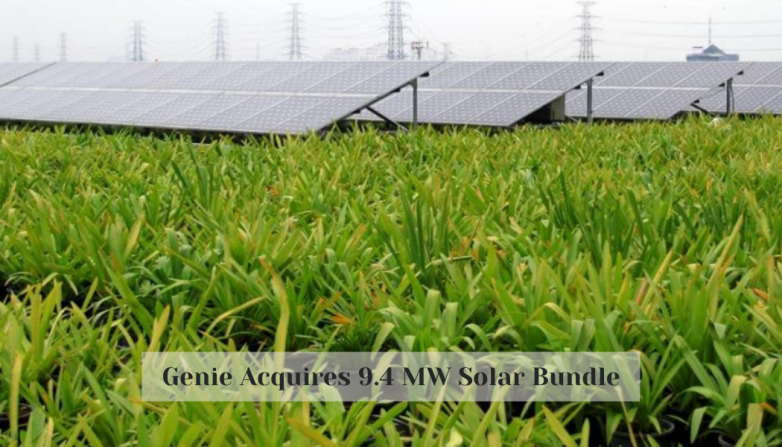 Genie Acquires 9.4 MW Solar Bundle