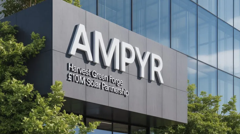 AMPYR, Harvest Green Forge £10M Solar Partnership