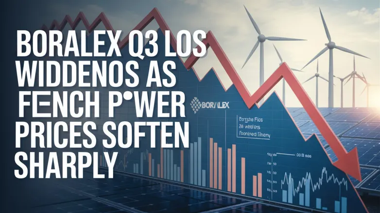 Boralex Q3 loss widens as French power prices soften sharply