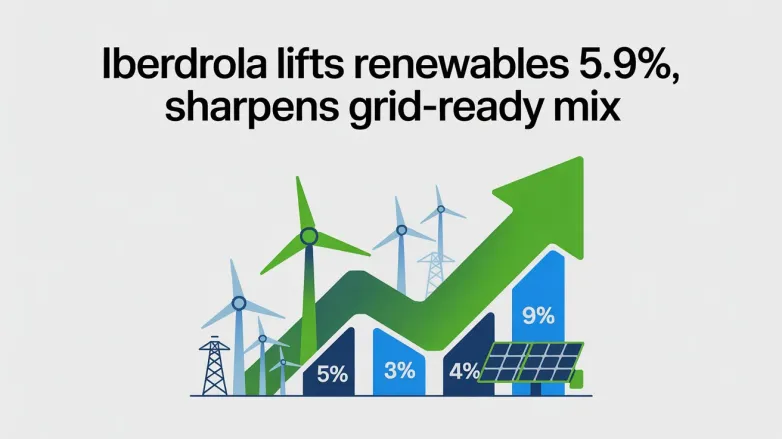 Iberdrola Lifts Renewables 5.9%, Sharpens Grid-Ready Mix
