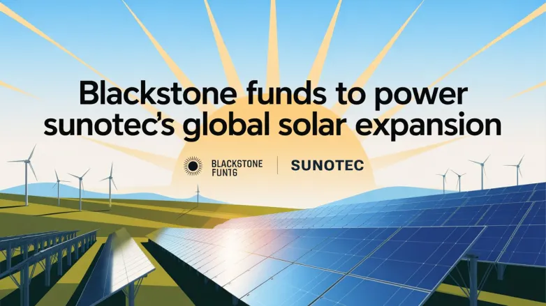 Blackstone Funds to Power Sunotec’s Global Solar Expansion