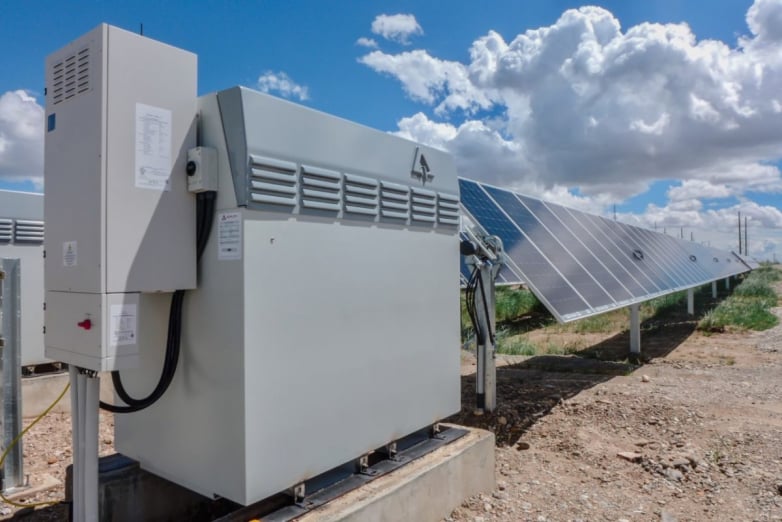 A redox flow battery for MW-sized solar-plus-storage