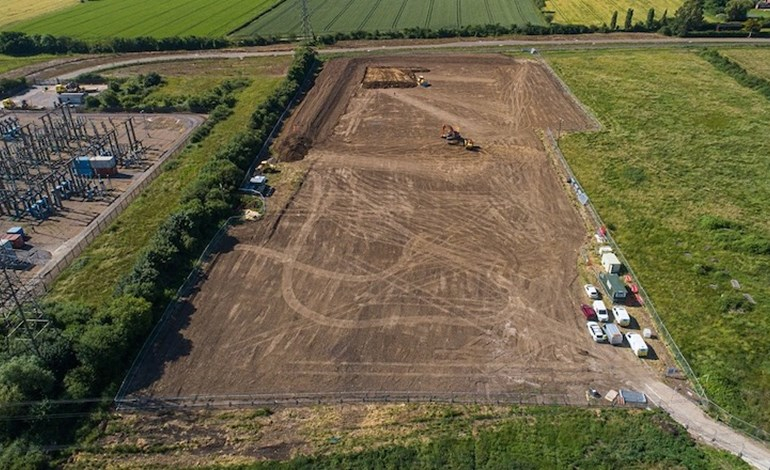 Construction begins at 99MW UK storage space site