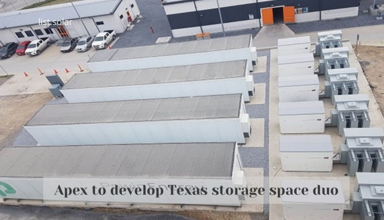Apex to develop Texas storage space duo
