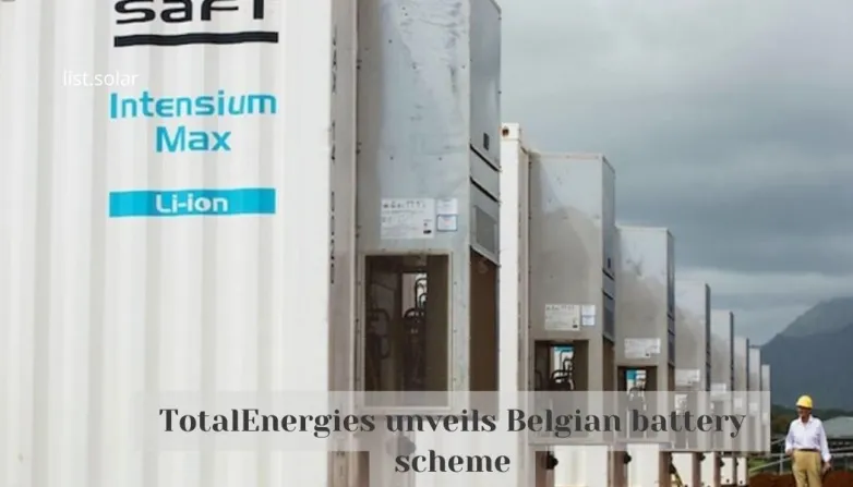 TotalEnergies unveils Belgian battery scheme