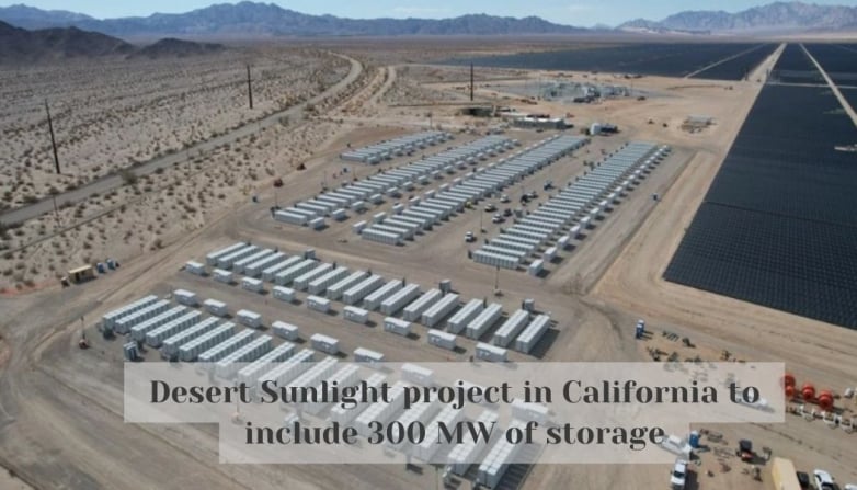 Desert Sunlight project in California to include 300 MW of storage