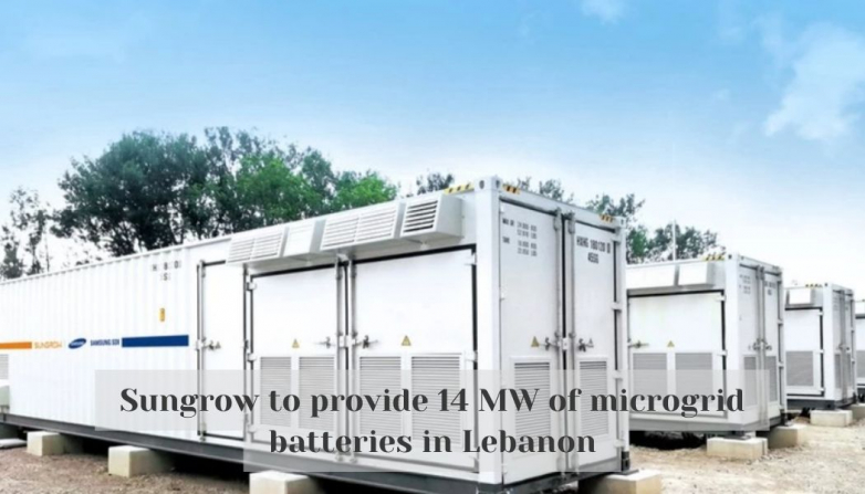 Sungrow to provide 14 MW of microgrid batteries in Lebanon