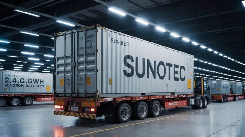 SUNOTEC Orders 2.4-GWh Sungrow Batteries for European Solar Pipeline Expansion