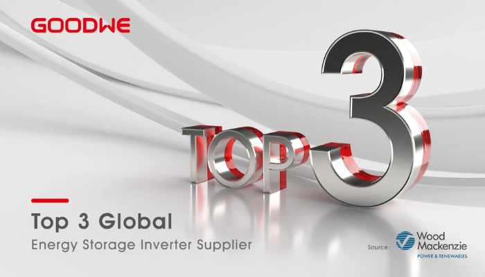 GoodWe Listed Among Top 3 Hybrid Inverter Suppliers Around The World by Wood Mackenzie