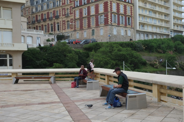 Take a break on the solar bench – but not for too long