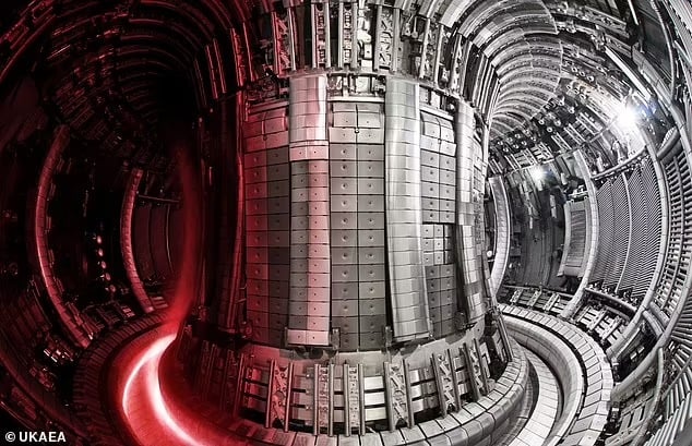 Britain's 'artificial sun' nuclear fusion reactor sets a brand-new globe record after launching 59 MEGAJOULES of energy for five seconds-- taking us closer in the direction of 'infinite clean energy'