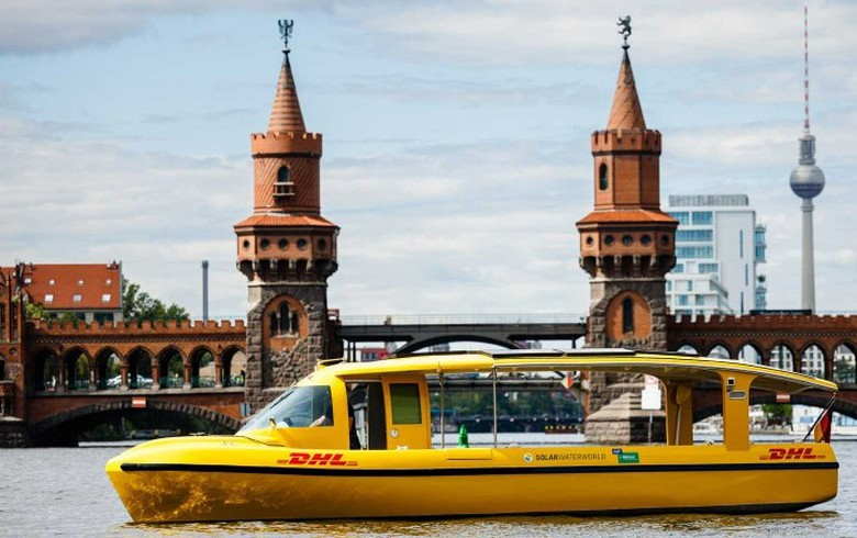 Deutsche Post tests solar-powered ship for parcel shipping in Germany