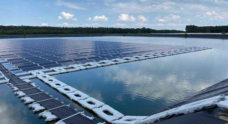 Floating solar park starts commercial operations in Germany
