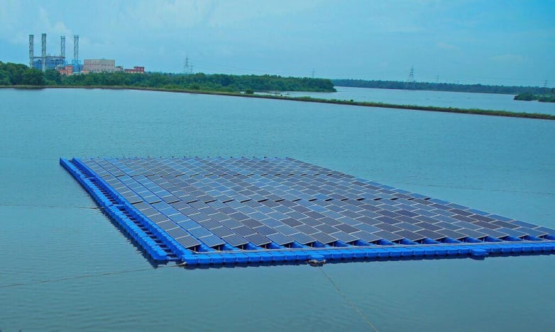Shining Bright: India's Largest Floating Solar energy Plant