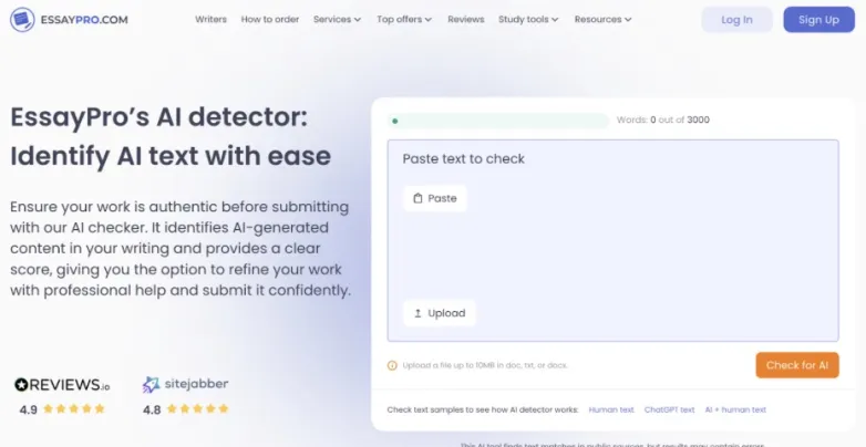 Best AI Detection Tool for Students: Explore EssayPro’s Solution