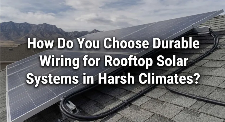 How Do You Choose Durable Wiring for Rooftop Solar Systems in Harsh Climates?