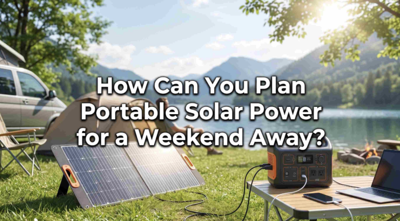 How Can You Plan Portable Solar Power for a Weekend Away?