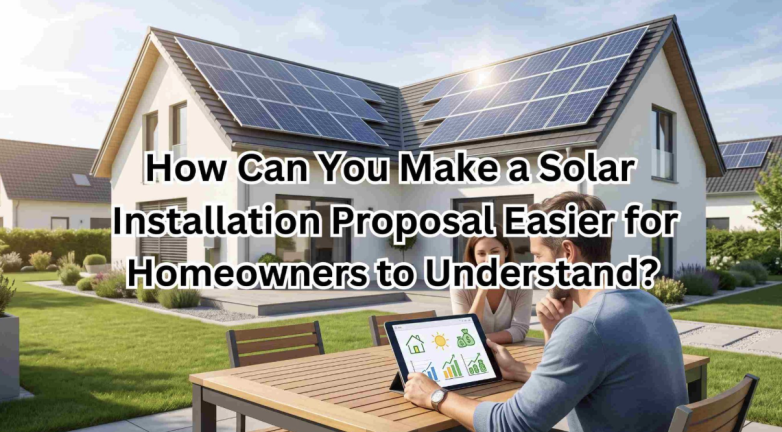 How Can You Make a Solar Installation Proposal Easier for Homeowners to Understand?