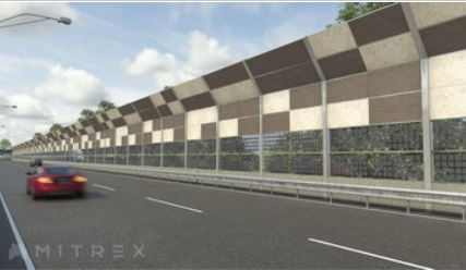Canadian BIPV Company Mitrex Launches PV Plus Noise Barriers For Highways