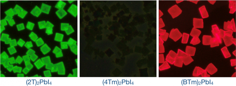 New hybrid perovskite material for photovoltaic cells with improved stability
