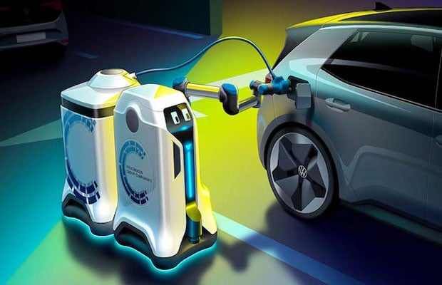 EV Charging Robots By Volkswagen Revealed