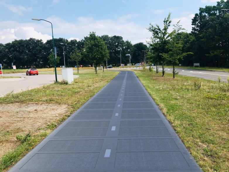 Construction begins on pilot solar bike lane in the Netherlands