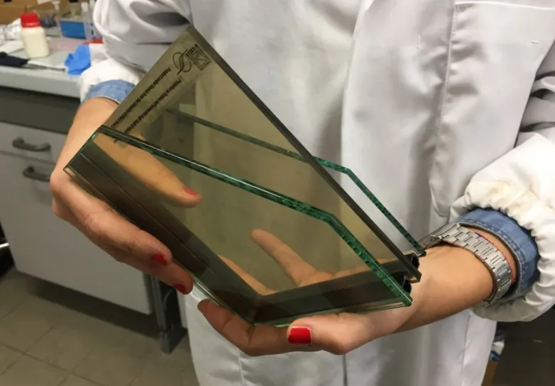 Solar home windows made from chromophores